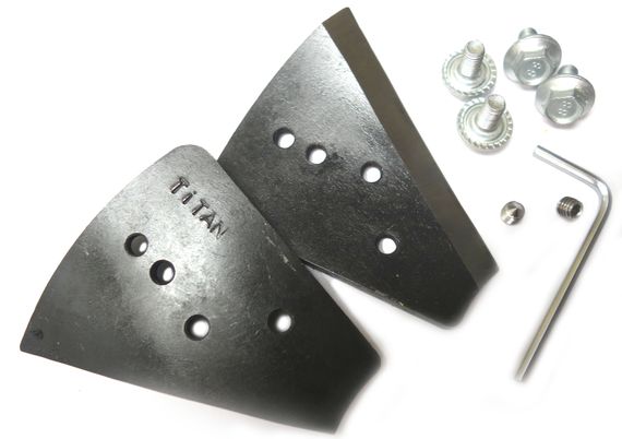 Ножи сферические TITAN для шнеков и ледобуров Mora Ice 130-150 мм с регулировкой угла атаки