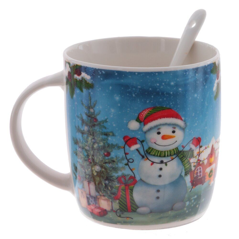 GAEM Кружка с ложкой, 300 мл, L12 W8,5 H9 см