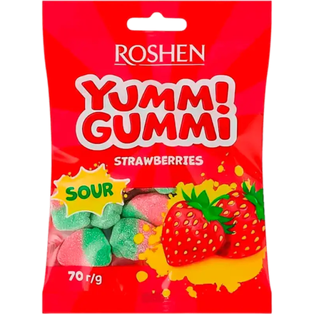 Мармелад Yumm! Gummi Strawberries 70 гр