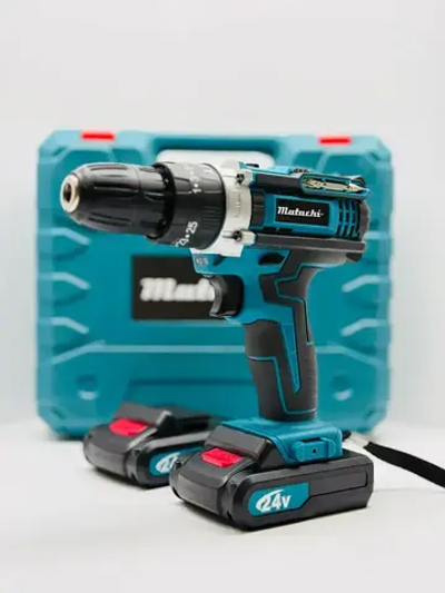 Шуруповерт - дрель ударный аккумуляторный 24v набор