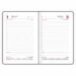 Ежедневник датированный 2025, А5, 138x213 мм, BRAUBERG "Favorite", под кожу, темно-синий, 115761