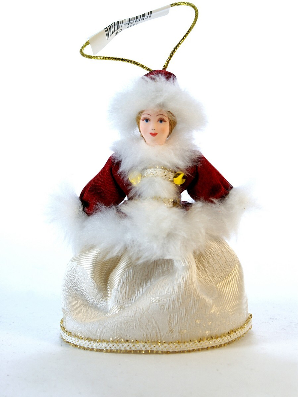 Кукла-подвеска Девочка в зимней одежде