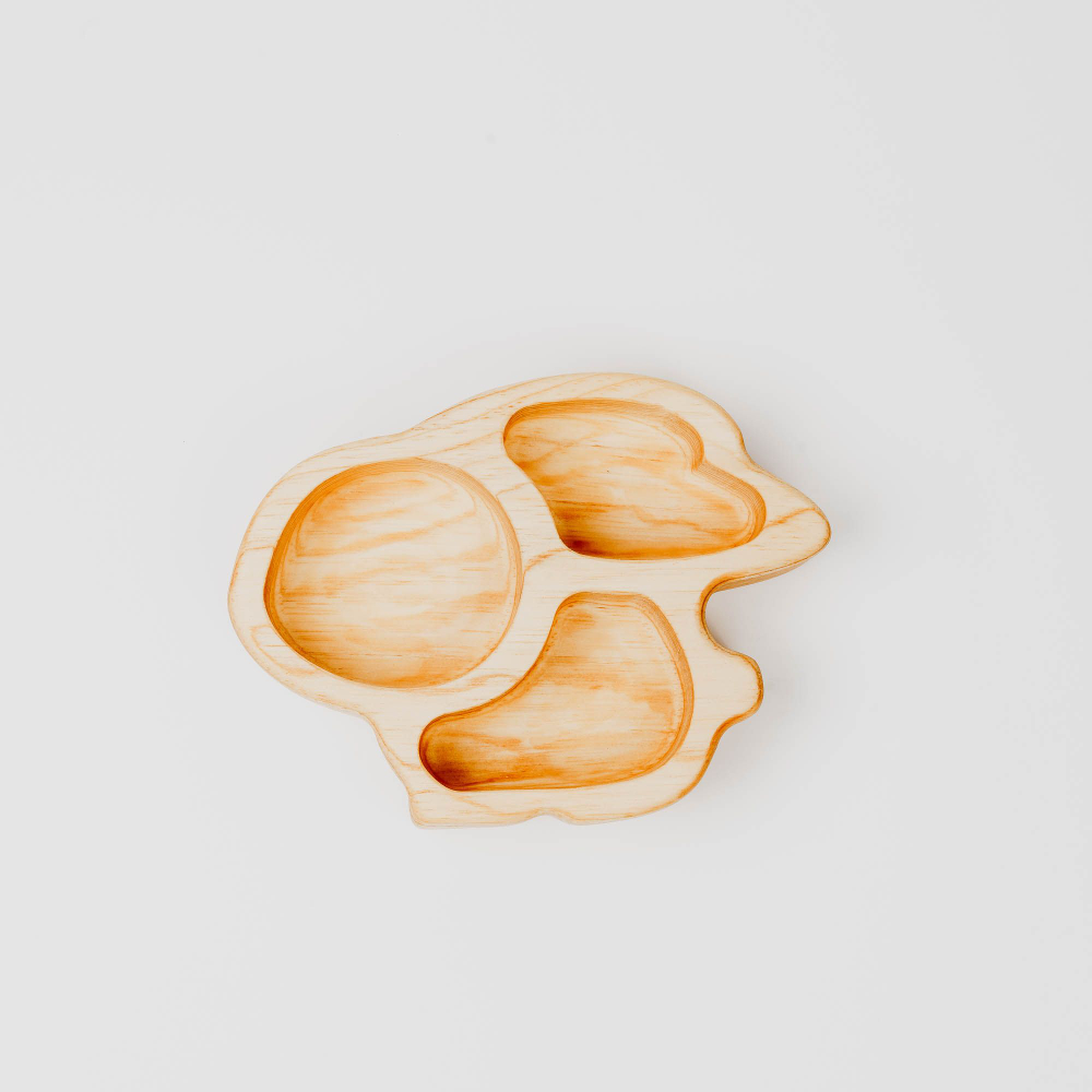 Менажница "Кролик" из Сибирского кедра