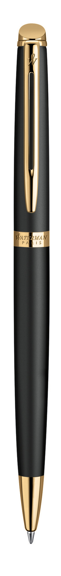 Шариковая ручка Waterman Hemisphere, цвет: MatteBlack GT, стержень: Mblk