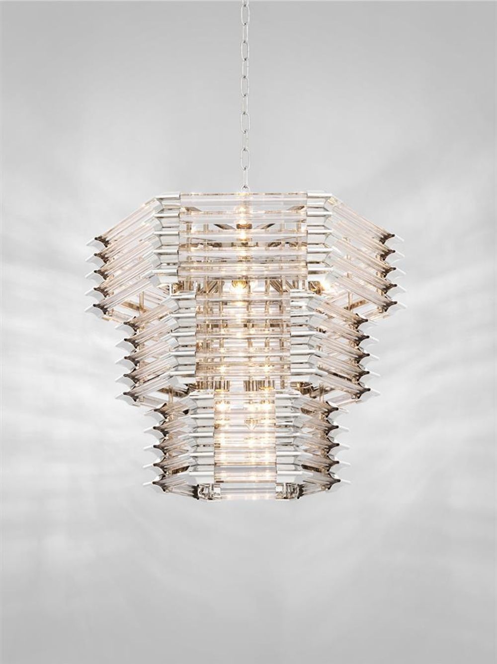 Люстра Wren 12 nickel