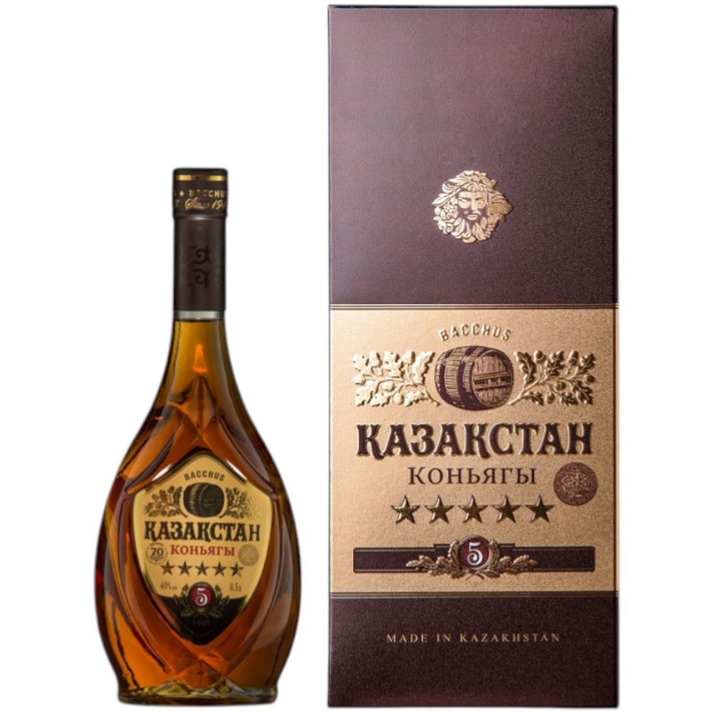Коньяк Kazakhstan 5 Y.O. 0,5 л. В подарочной коробке