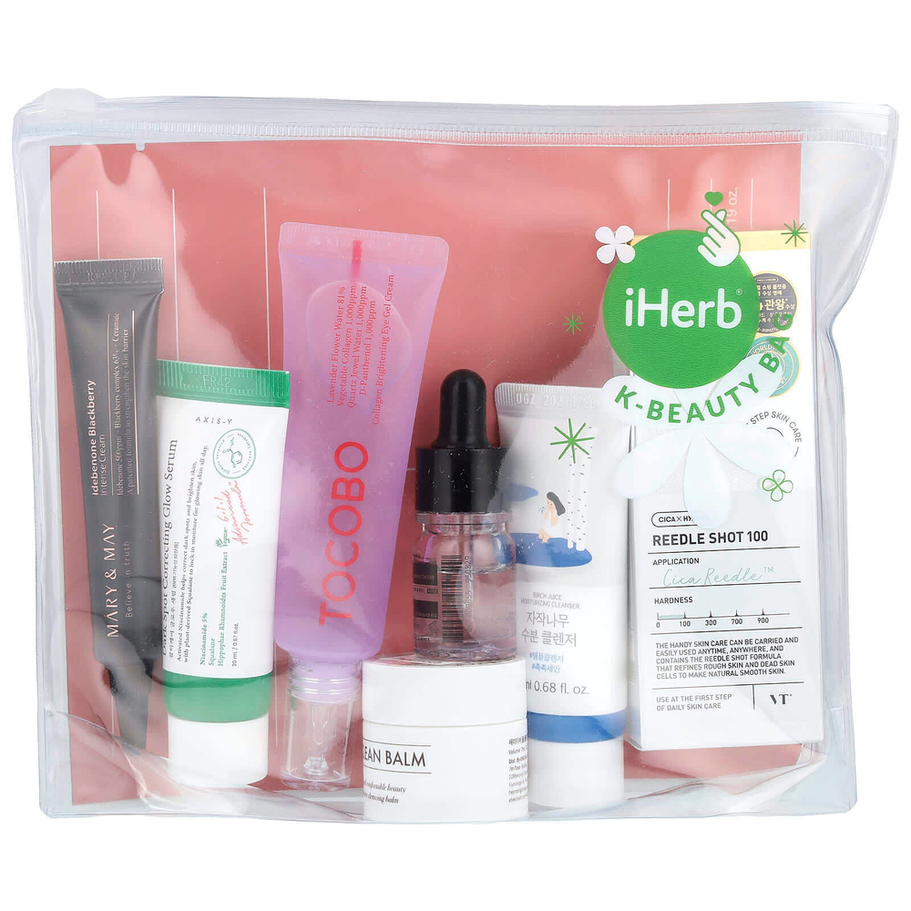 iHerb Exclusive, набор корейских косметических средств для ухода за кожей, 8 предметов