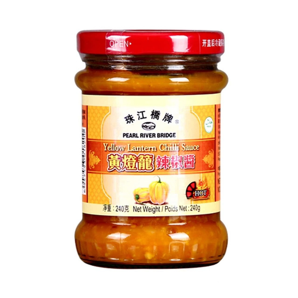 Соус из хайнаньского перца чили лантерн (желтый фонарь) Pearl River Bridge Yellow Lantern Chilli Sauce 240 г