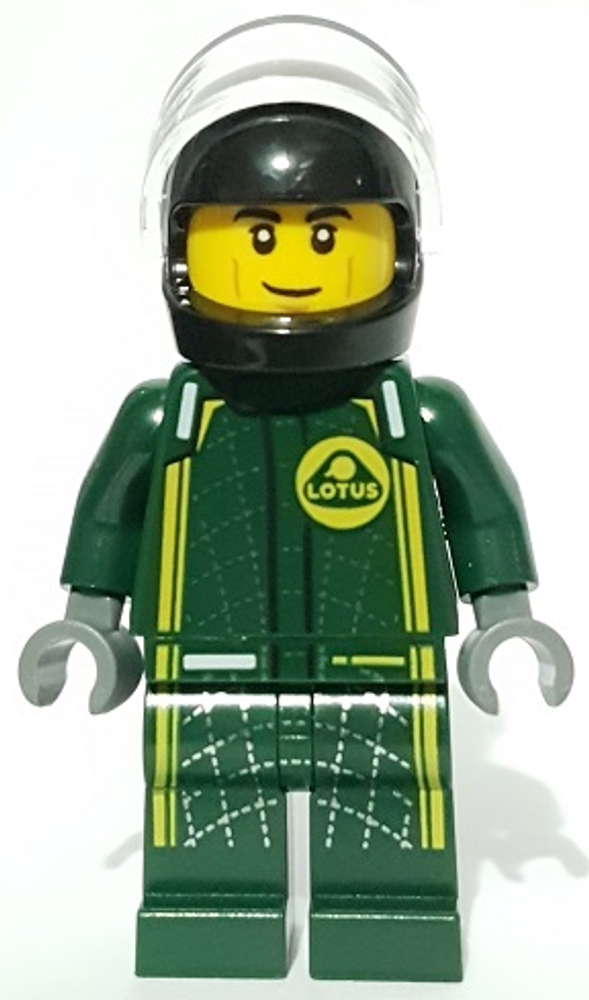 Минифигурка LEGO sc096 Лотус Эвия Драйвер