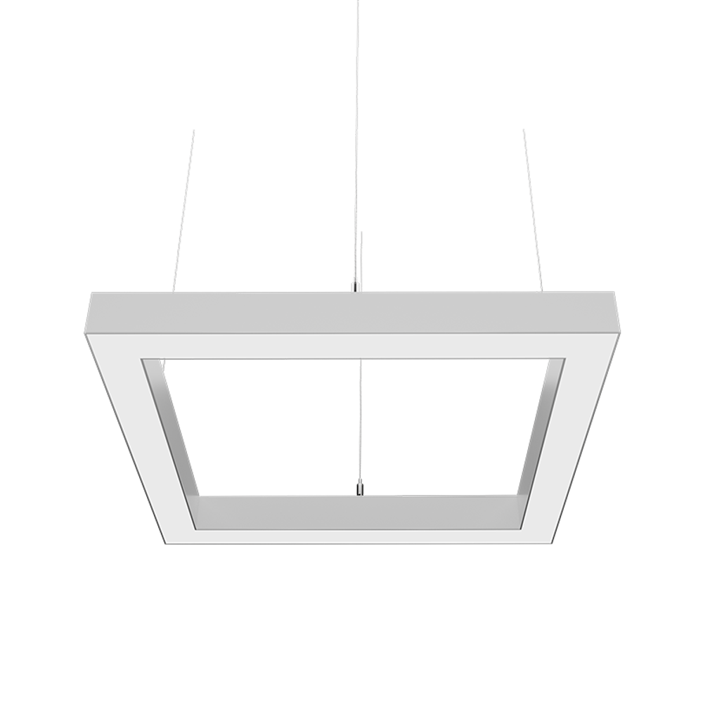 Светильник LED квадратный Quadro 72W 550х70х50мм 4000К белый подвесной IP40