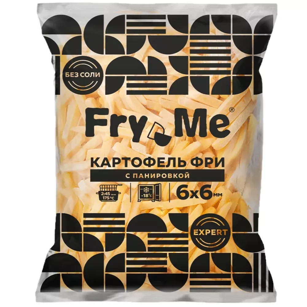 Картофель фри с панировкой Fry Me 6 х 6 Lamb Weston 2,5 кг