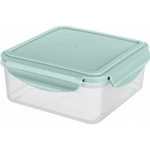 КОНТЕЙНЕР ДЛЯ ПРОДУКТОВ ГЕРМЕТИЧНЫЙ SMART LOCK КВАДРАТНЫЙ 1,0Л (Зеленый)