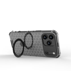 Прозрачный чехол Honeycomb Stand Case для iPhone 17 Pro Max