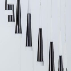 Citilux Вегас CL227141 LED Люстра каскадная Чёрная