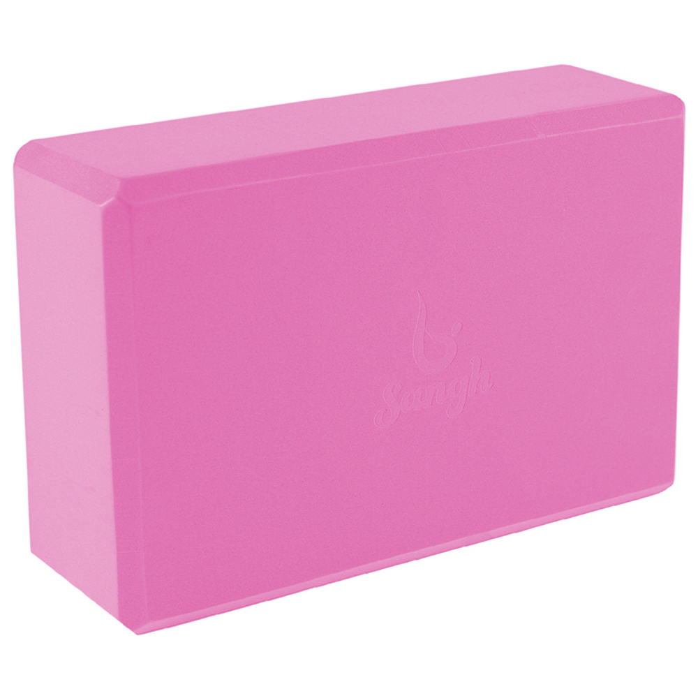 Опорный блок для йоги Sangh Pink 23*15*8 см