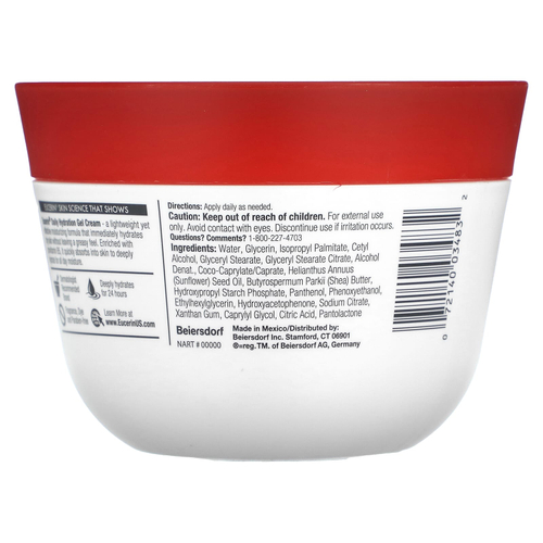 Eucerin, Ежедневный увлажняющий гель-крем, без отдушек, 340 г (12 унций)