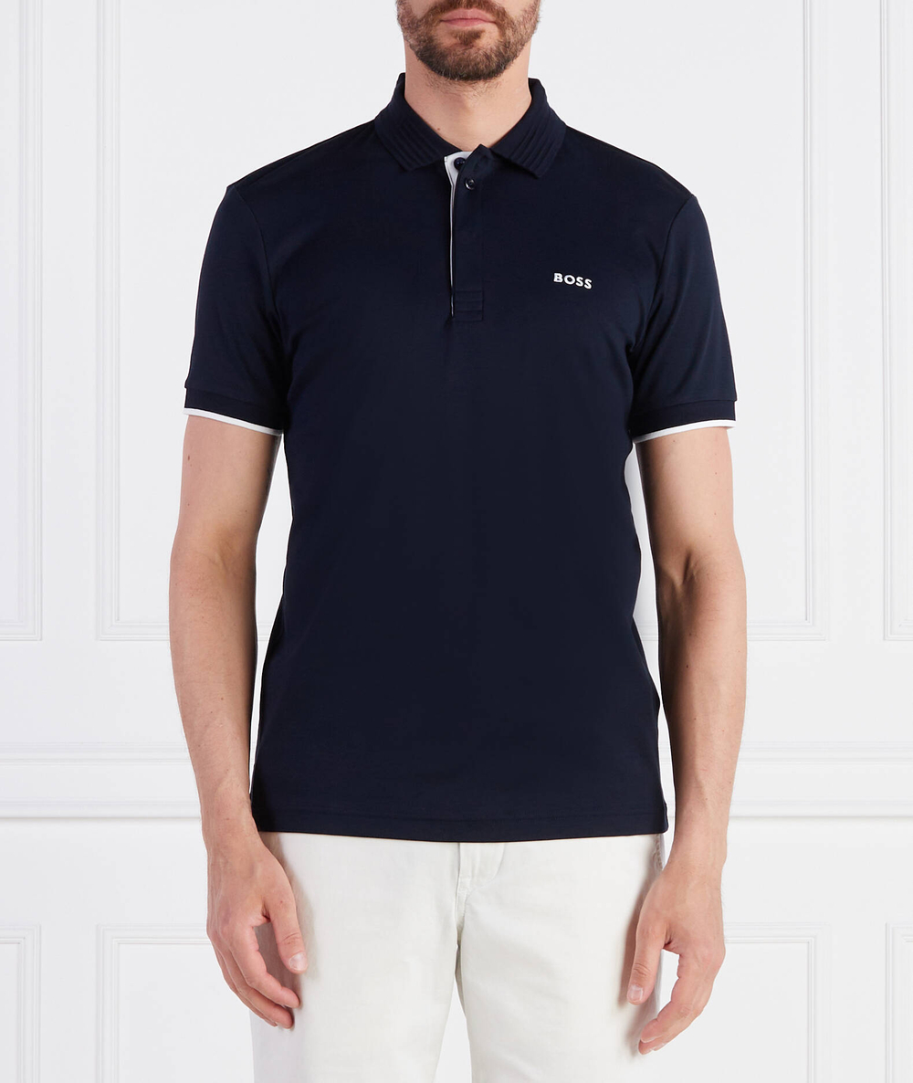 Поло Paule BOSS GREEN - темно-синий(50494327)