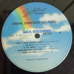 Giorgio Moroder / Cat People (Original Soundtrack)(LP)