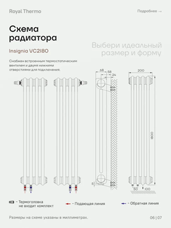 Дизайн-радиатор Royal Thermo Insignia