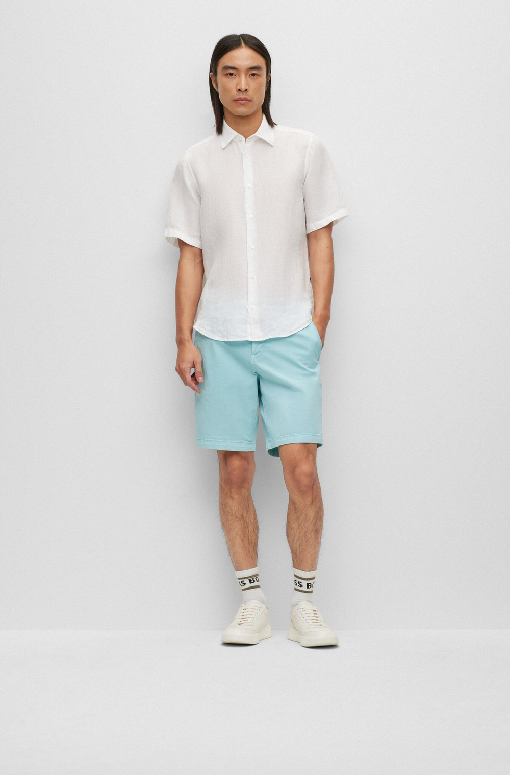 Рубашка мужская BOSS Rash_2 10247386 01