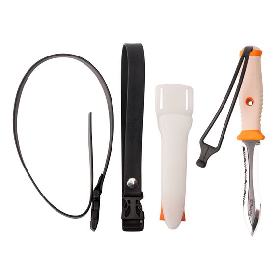 Нож с магнитным креплением Pelengas Volga WE серрейтор-плейн