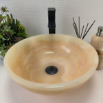 Раковина из оникса Bowl Yellow TinLip BO-62891 40*40*15 140