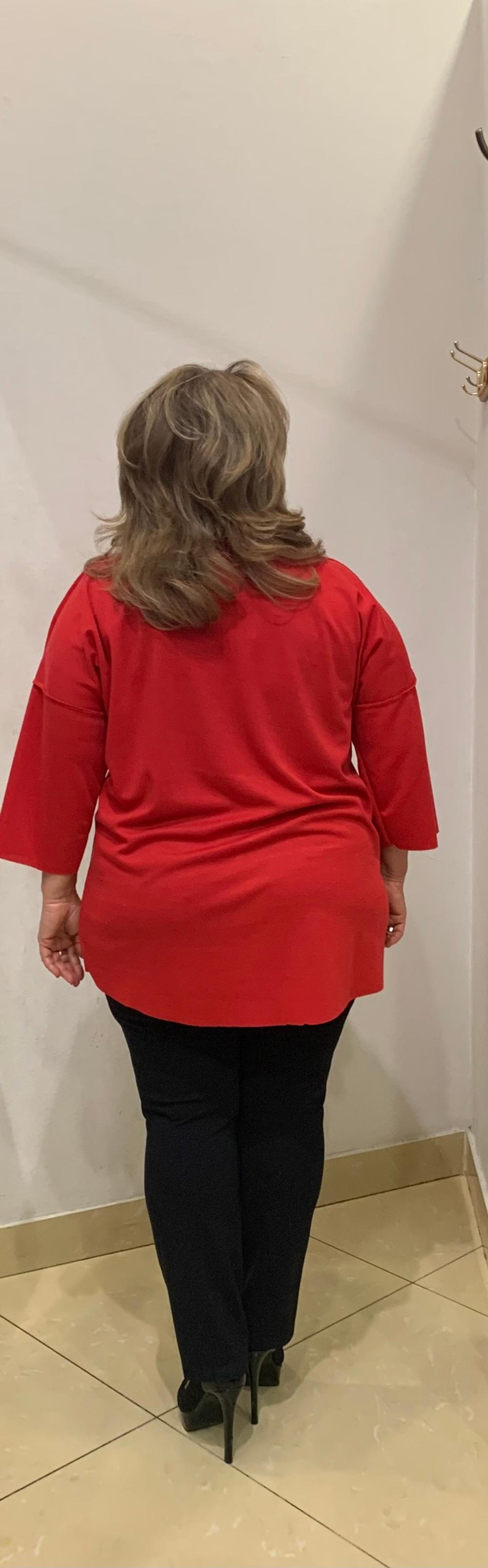 Туника с цветным хомутом