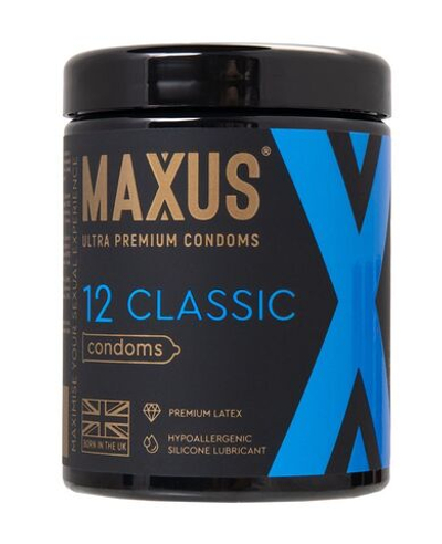 Классические презервативы MAXUS Classic - 12 шт.