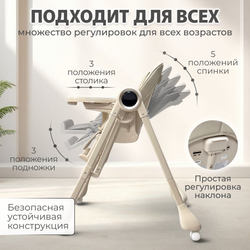 Стульчик для кормления-электрокачели BubaGO Mateo 4в1