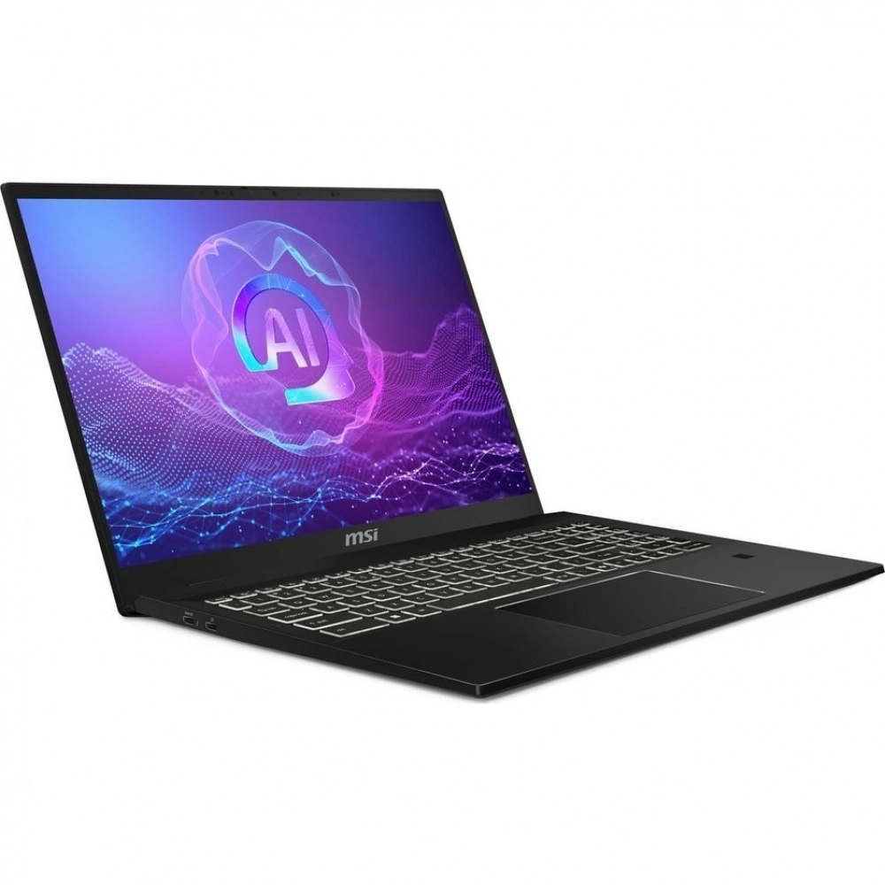 Ноутбук MSI Summit Pro 16 AI A2HVETG-085RU Core Ultra 7 255H 32Gb SSD1Tb NVIDIA GeForce RTX4050 6Gb 16" IPS Touch QHD+ (2560x1600) Windows 11 Pro black WiFi BT Cam (9S7-159631-085)