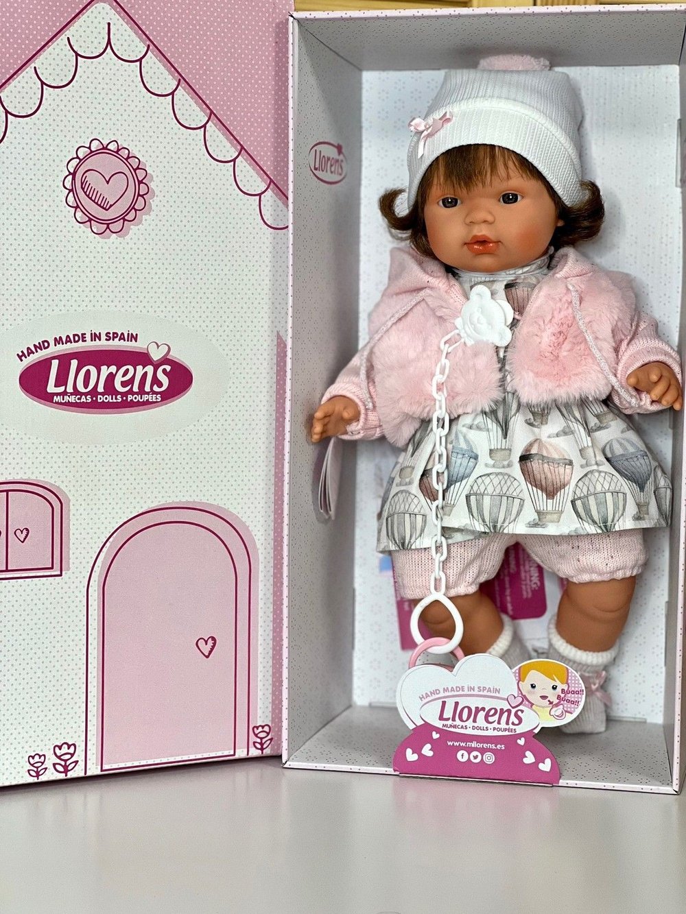 Кукла Llorens мягконабивная 38см Lola (38566)