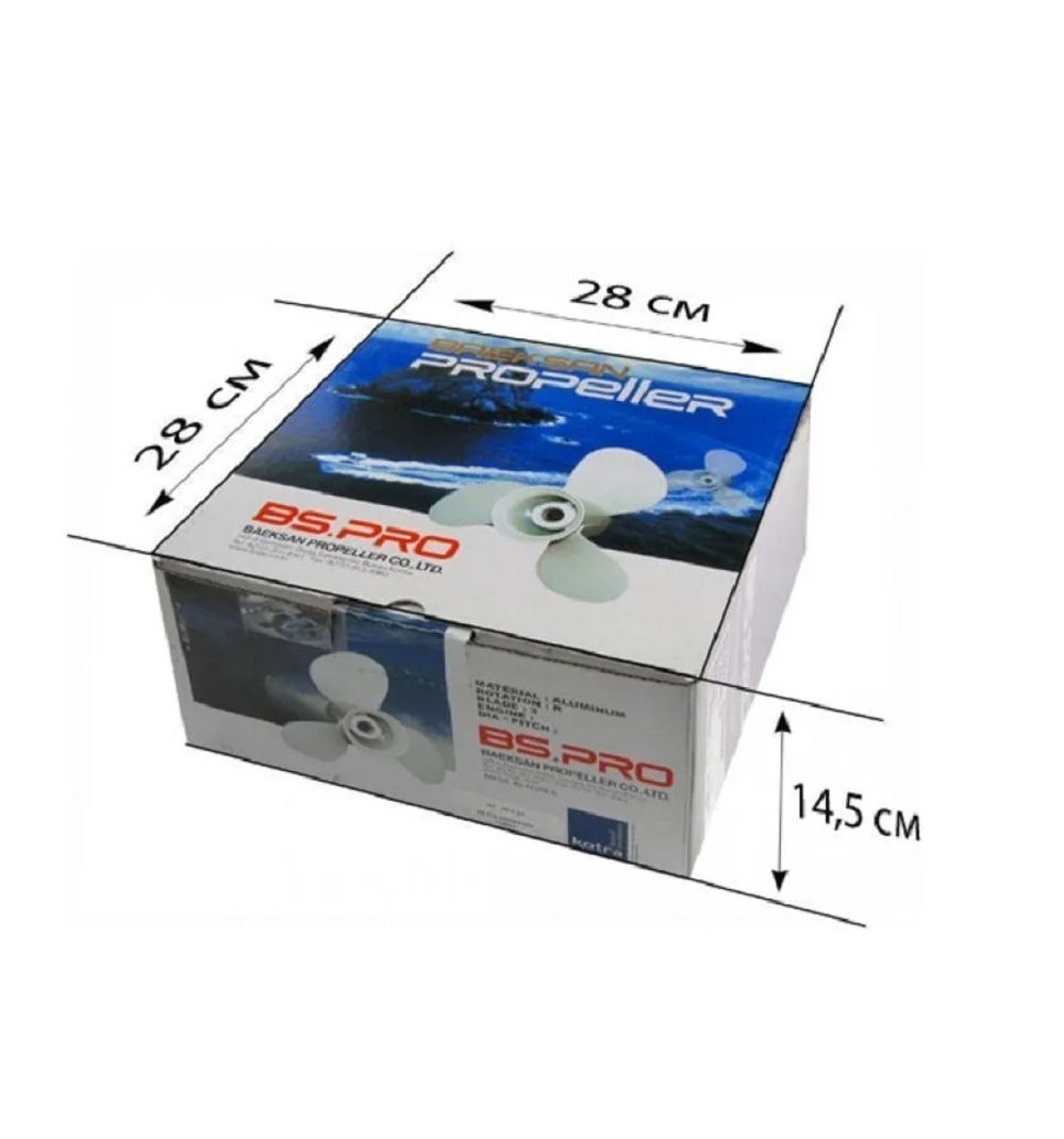 Винт BSPro Mercury 8-15л.с; 3x9x8 (8 шл.)