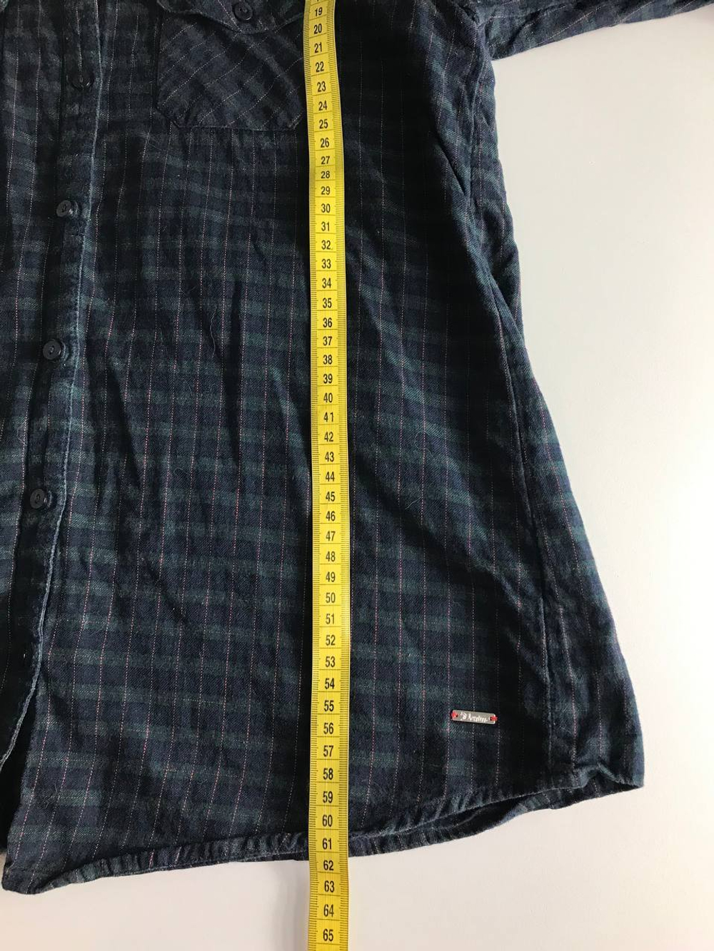 Рубашка Tom Tailor в клетку, маркировка S, визуально на 44 размер