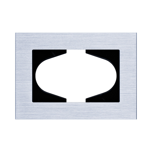 Рамка для двойной розетки, серебро Kollinger Reflex AL RA120SR