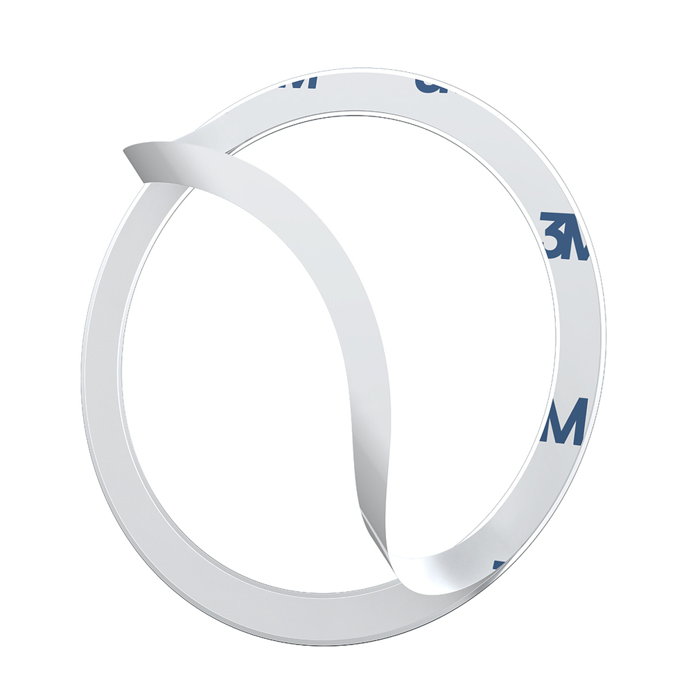 Магнитные кольца Baseus Halo Series Magnetic Metal Ring (MagSafe) 2шт - Silver