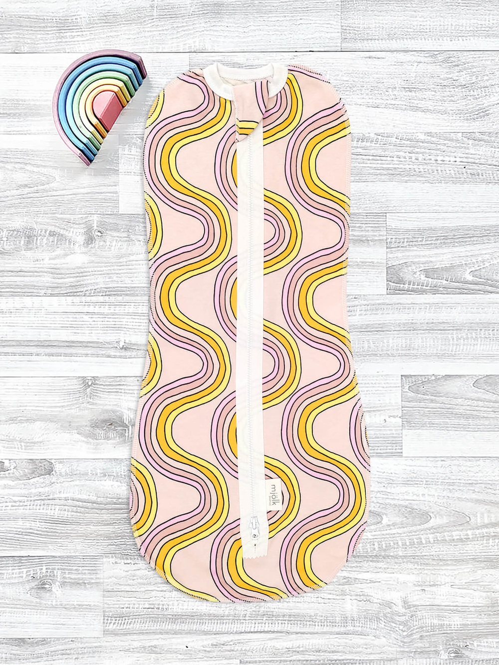 Пелёнка-кокон Mjölk Радуга