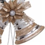 Украшение новогоднее «Сказочный колокольчик» 45*25 см, Серебро/шампань