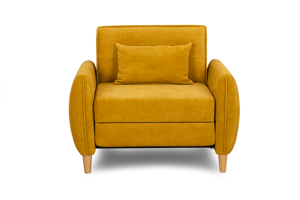 Кресло еврокнижка Анита, Желтое