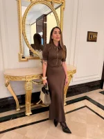 Платье Bianca, Коричневый