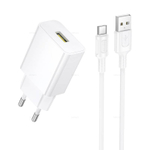 Зарядное устройство на Type-C Borofone QC3.0 BA111A (white)