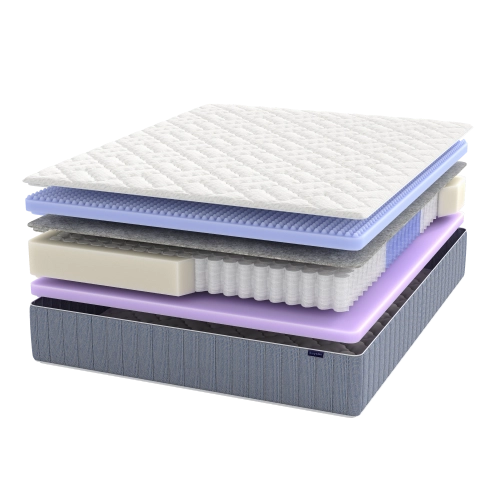 Матрас BuyMassage, 23 см, средняя жесткость, независимые пружины