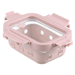 Контейнер для запекания и хранения продуктов 370мл Smart Solutions розовый