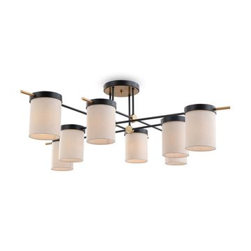 Потолочный светильник 8*E14 FR5377CL-08B черный/бежевый Bogy Modern Freya