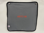 W-02 DY / Мягкое полотенце из микрофибры для чистки автомобиля (серый) 40x40 см (за 1 шт.) Оптом