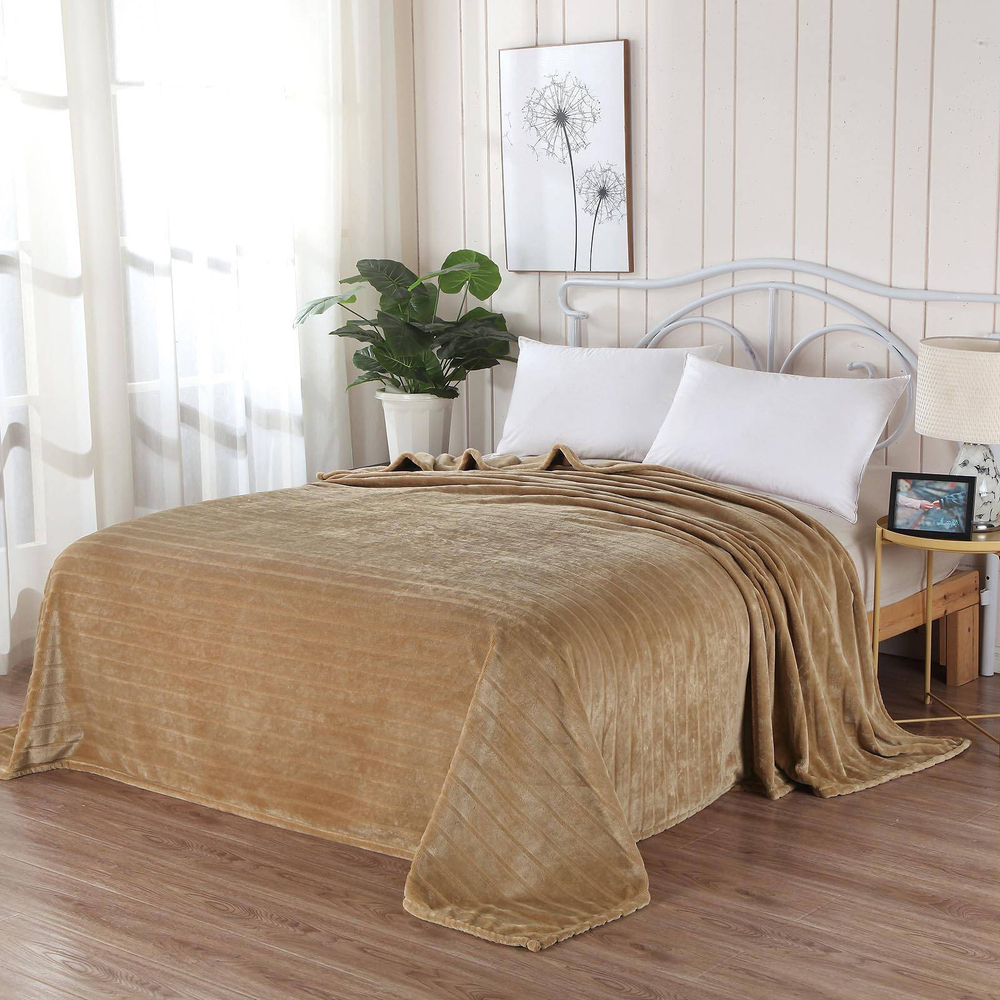 Плед 220x240 Sofi De MarkO Калипсо бежевый