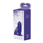 Фиолетовый анальный вибростимулятор Remote Control Vibrating Plug Youth - 11 см.
