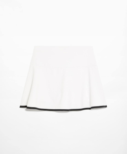 Oysho Юбка с кантом, белый