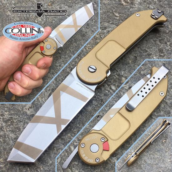 Складной нож Extrema Ratio 135BF2R CT DW - танто "BF2 R" c клинком из стали Böhler N690, рукоять Anticorodal®