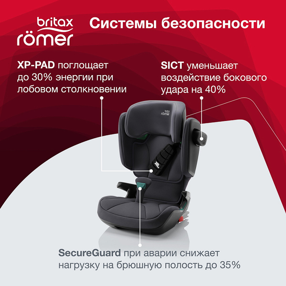 Автокресло Britax Roemer Kidfix i-SIZE Storm Grey