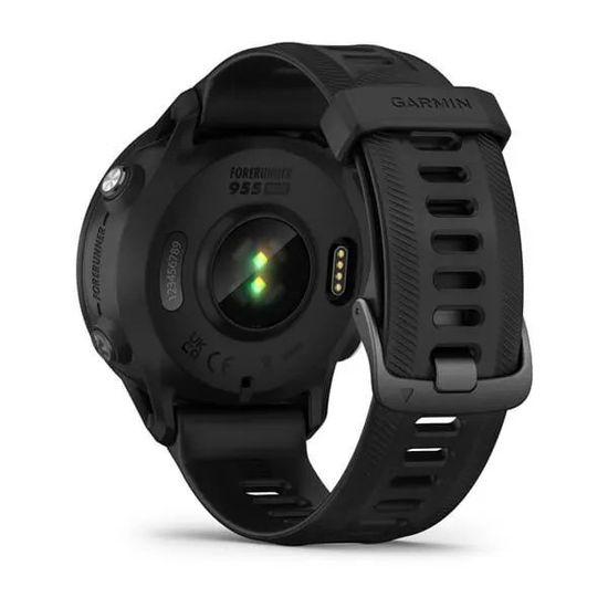 Умные часы Garmin Forerunner 955 Solar с черным ремешком